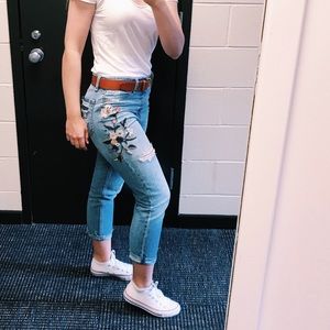 A&F Girlfriend Jeans